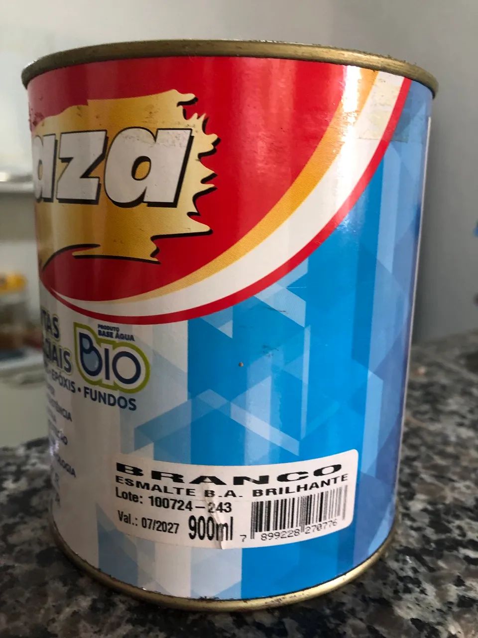 TINTA ESMALTE A BASE DE ÁGUA 