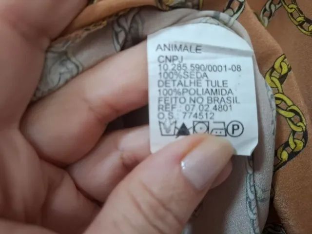 vestido Animale seda - Foto 4