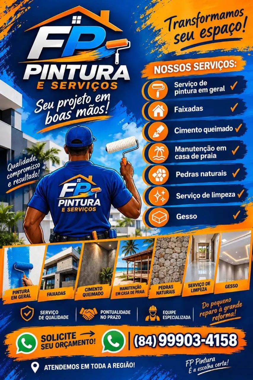 ? PINTURA E REFORMAS | ORÇAMENTO GRÁTIS | FP PINTURA ? - Foto 2