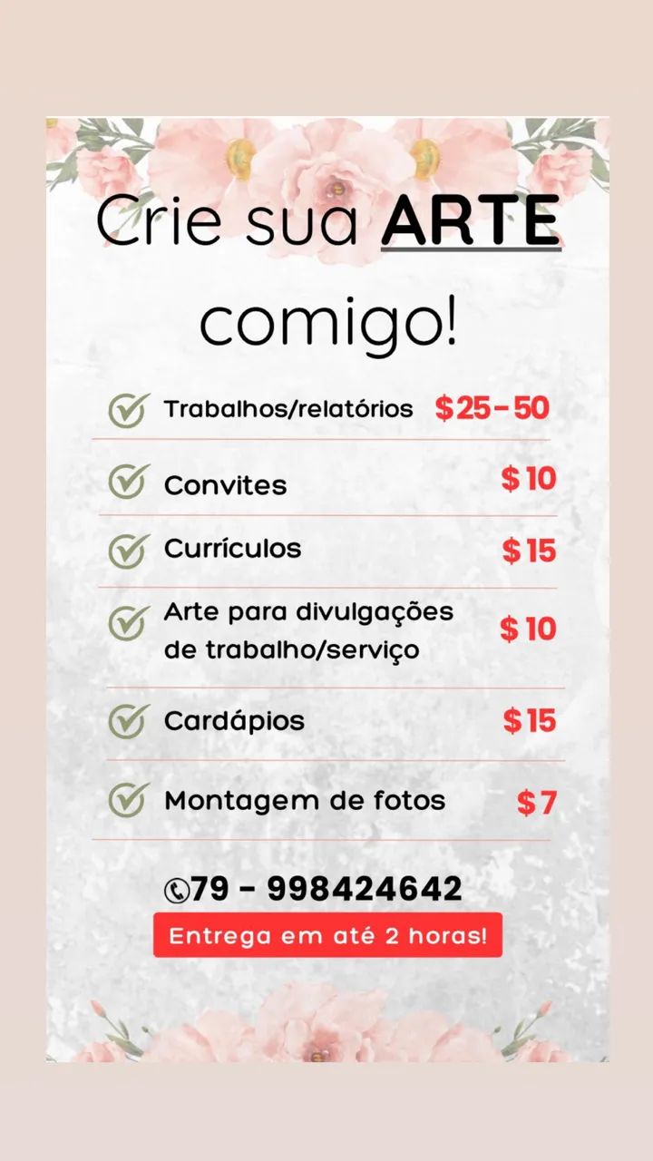 Faça sua ARTE COMIGO