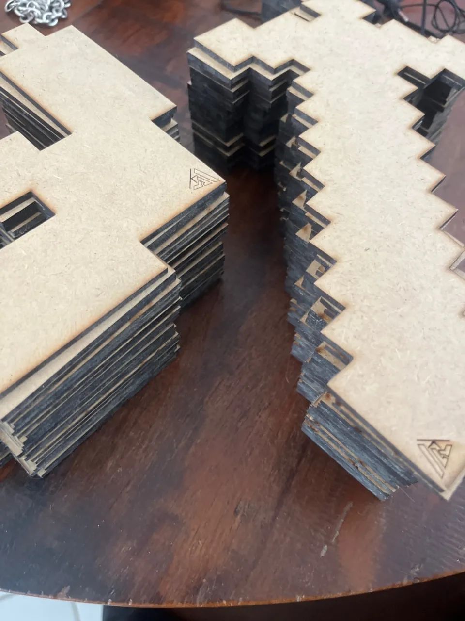 44 PEÇAS MDF MINECRAFT - Foto 2