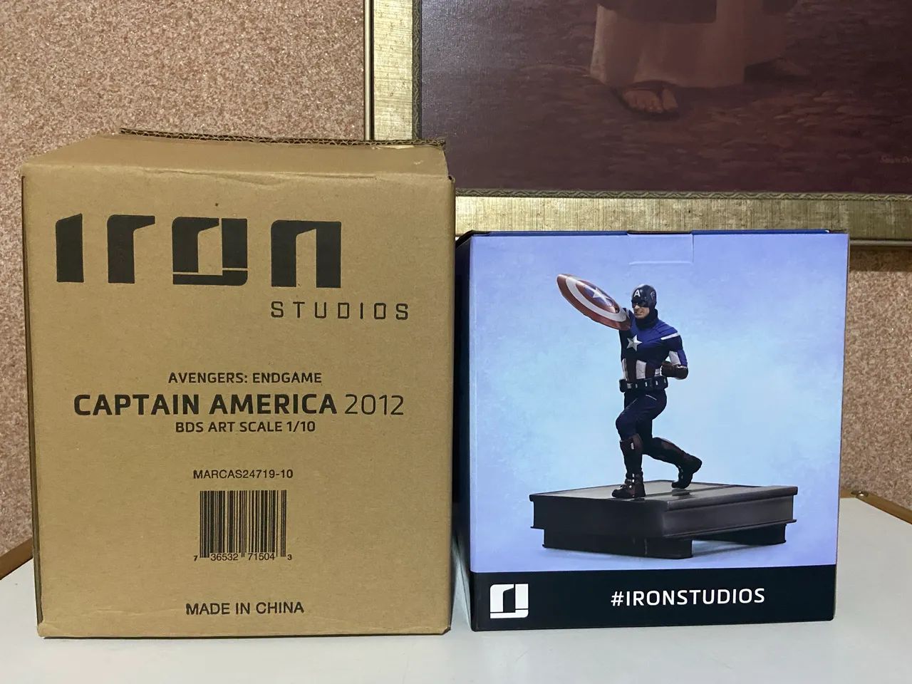 Diorama Capitão América Iron Studios - Foto 5
