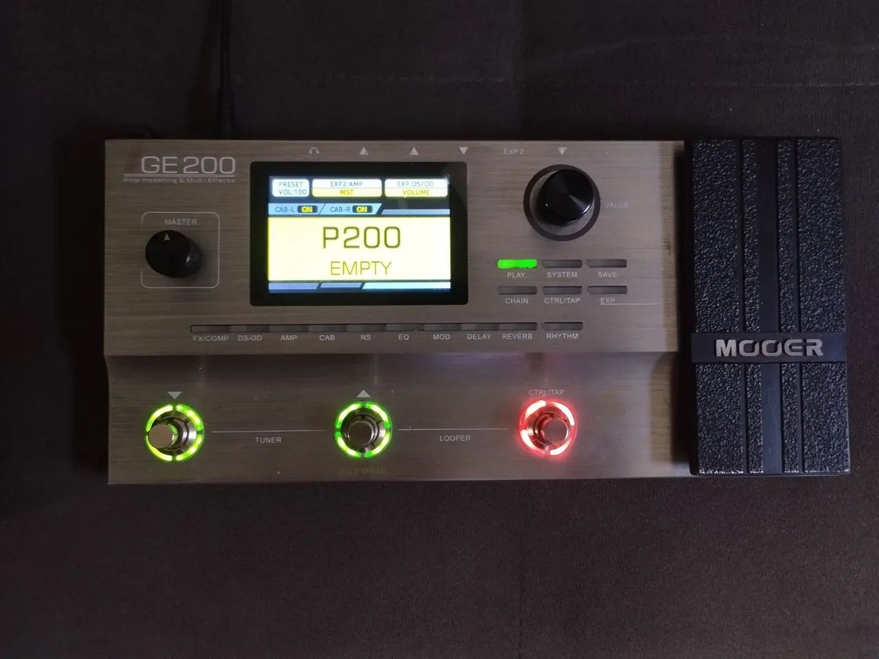 Pedaleira de guitarra Mooer GE 200 - Foto 2