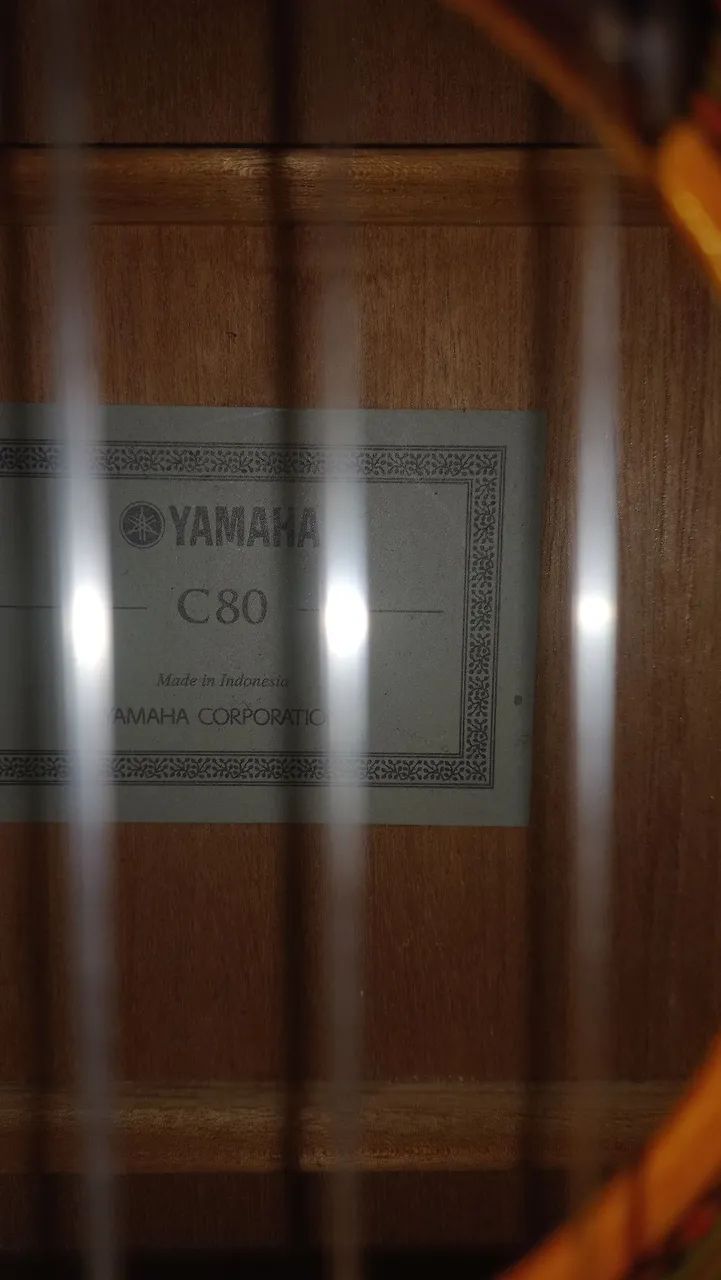 Violão Nylon  Yamaha C80,  acústica fantástica  - Foto 3