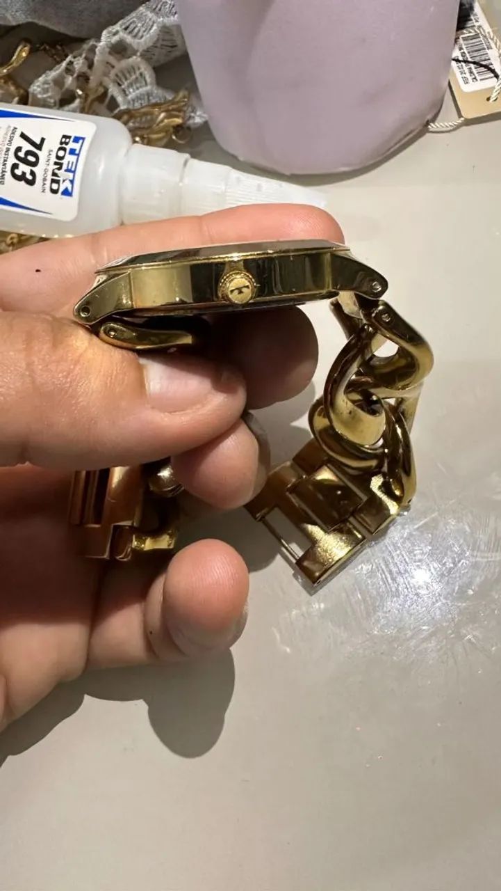 Relógio Technos Feminino Analógico Dourado - Foto 2