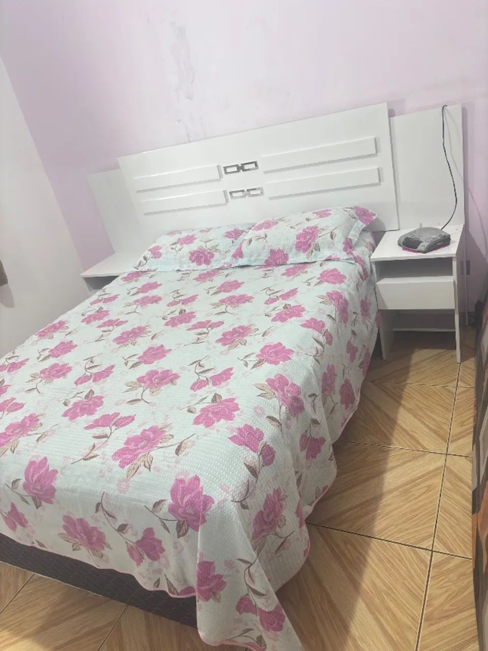 Cama Box Casal + Cabeceira 