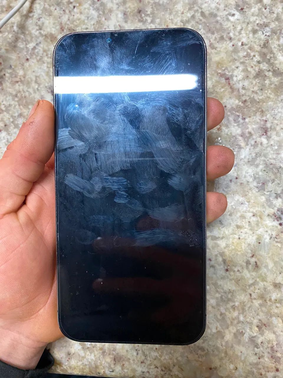 iPhone 13 Pro Max - Com Defeito na Tela e Traseira Quebrada - Foto 3