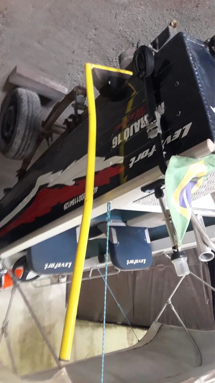 Lancha leve forte motor Yamaha zero - Foto 4