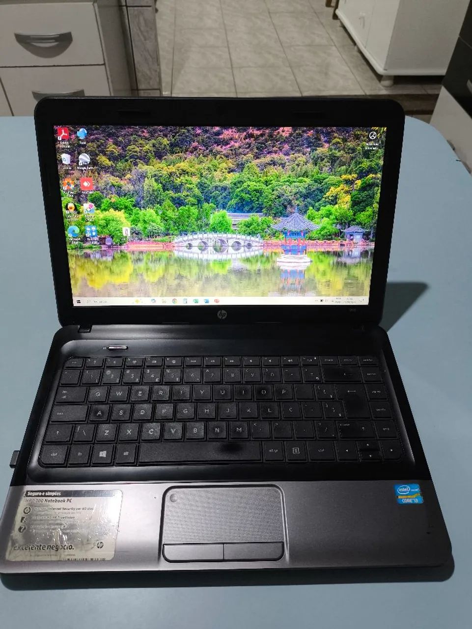 Notebook HP 1000 - i3 - 3ª geração 4GB + SSD 224