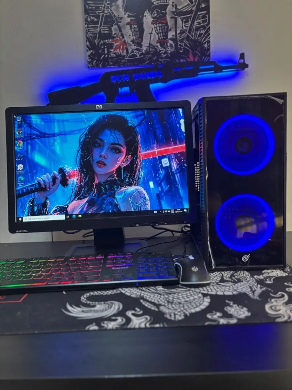 Pc gamer Ryzen 5 completo 