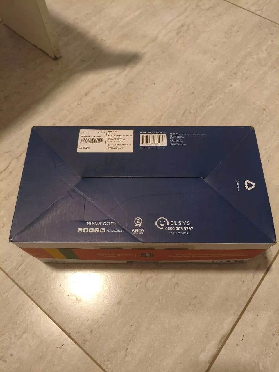 Fechadura Digital de Embutir com Biometria Elsys ESF-DE2000B Preta - Lacrada - Foto 3