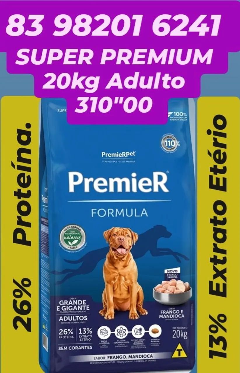 PREMIER SUPER PREMIUM 20KG ADULTO  - Foto 2