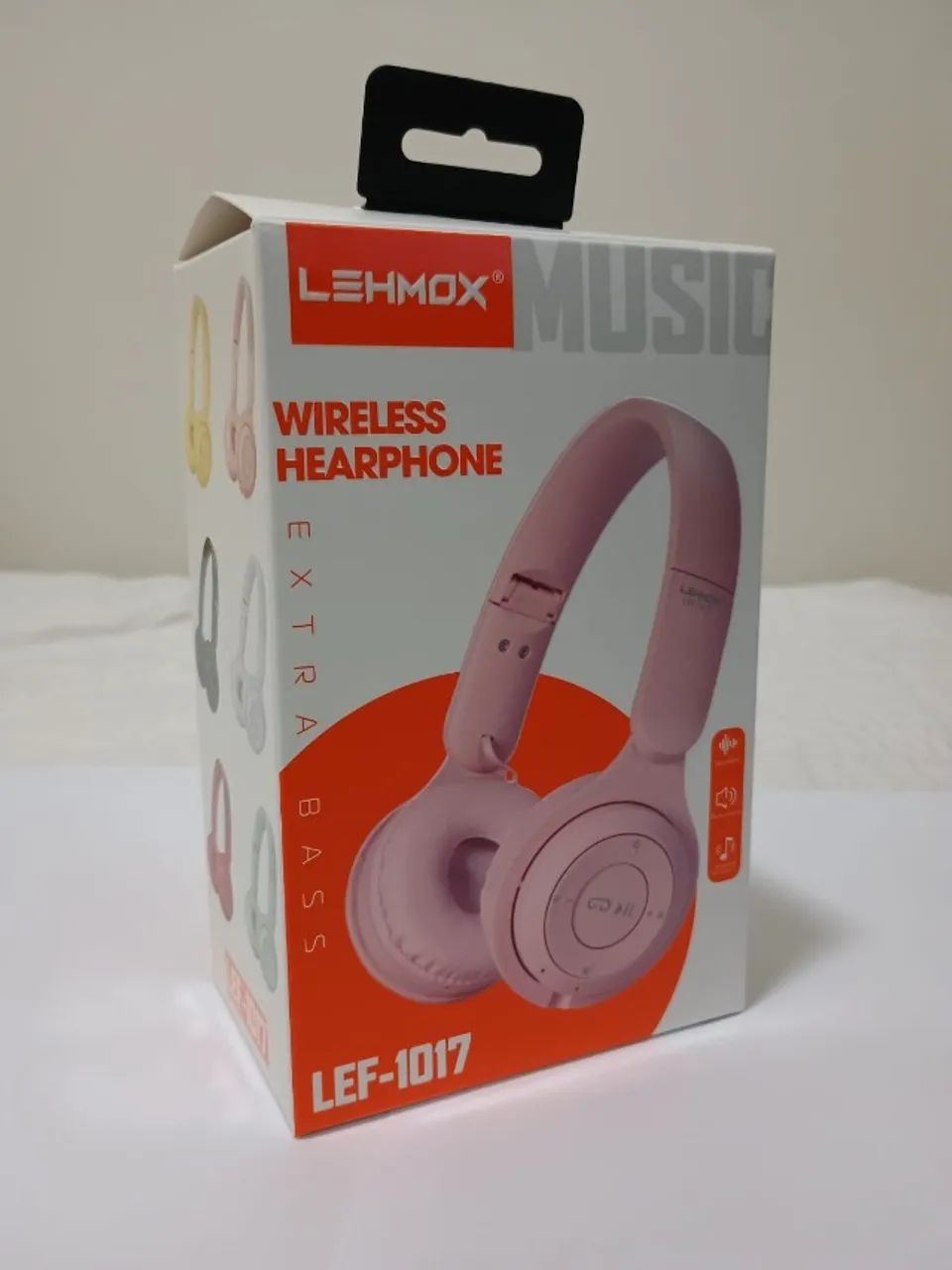 Fone De Ouvido Hearphone Bluetooth Wireless - Lehmox Rosa - Foto 5