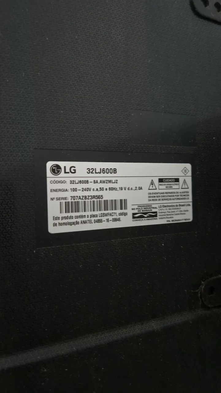 Televisão LG 32 Polegadas - Queimada - Foto 3