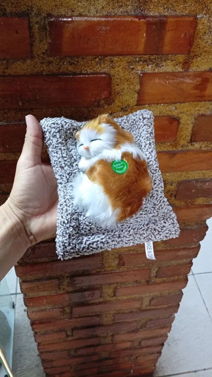 Gato miniatura de pelúcia  - Foto 3