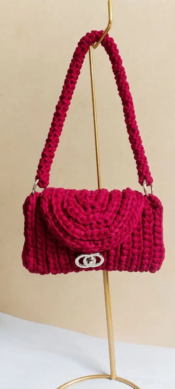Bolsas em.fio.de malha - Foto 5