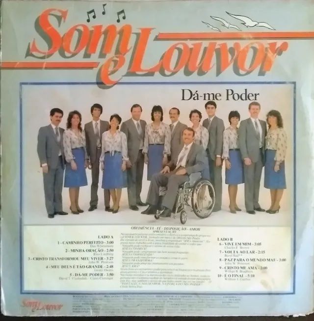 Lp Disco de Vinil Gospel Evangélico Som E Louvor - Dá-me Poder - Foto 2