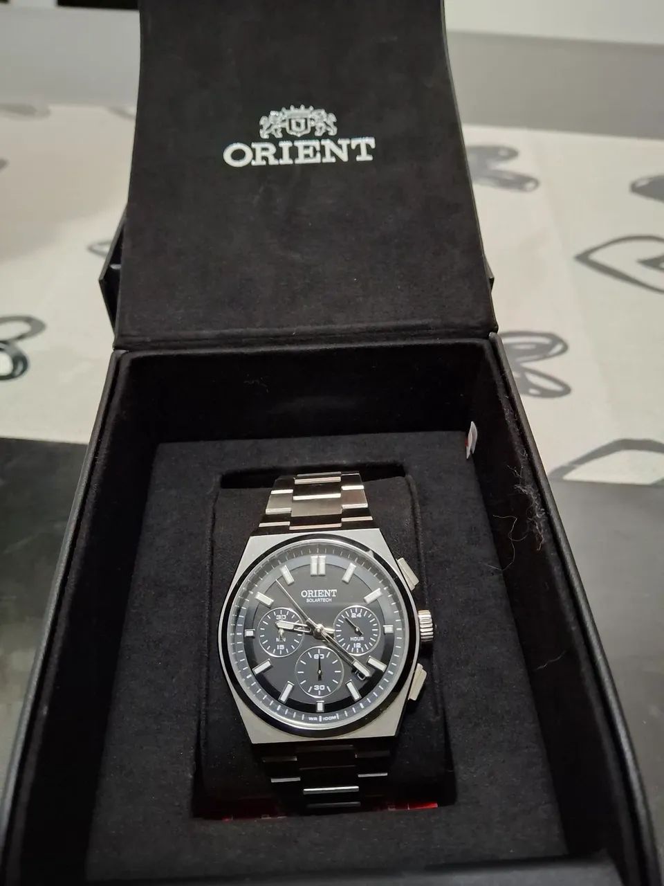 Orient Solartech Cronógrafo.