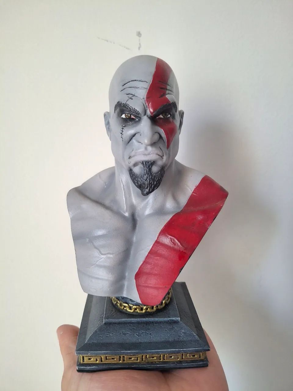 Busto kratos Deus da Guerra God of war