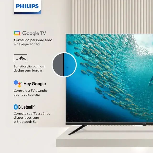 Smart TV PHILIPS 50'' LED 4K UHD (NOVA) - Foto 5