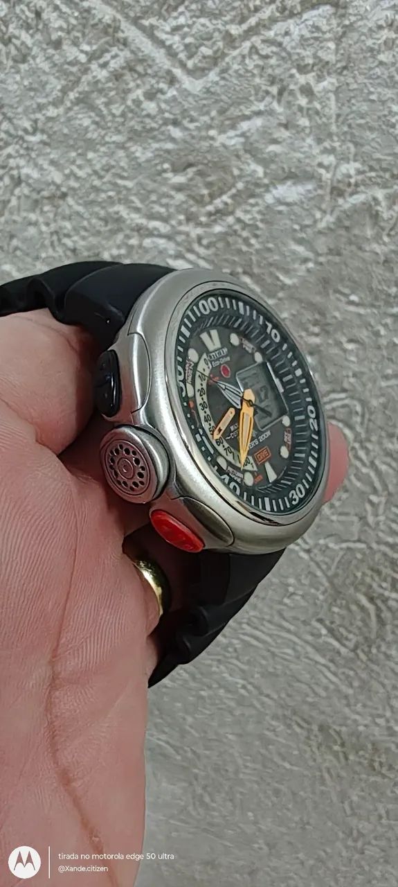 Relógio Citizen ecodrive lua cheia tudo ok on - Foto 2