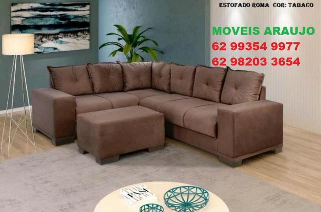 Sofa canto + puff roma zapp * - Foto 2