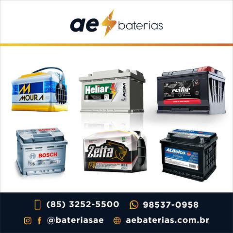 Bateria 70Ah Bosch, Delco, Moura e Heliar