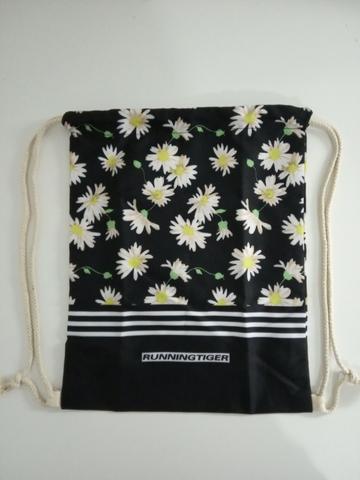 Mochila de Saco com Cordão Sacochila Caveira - Foto 2