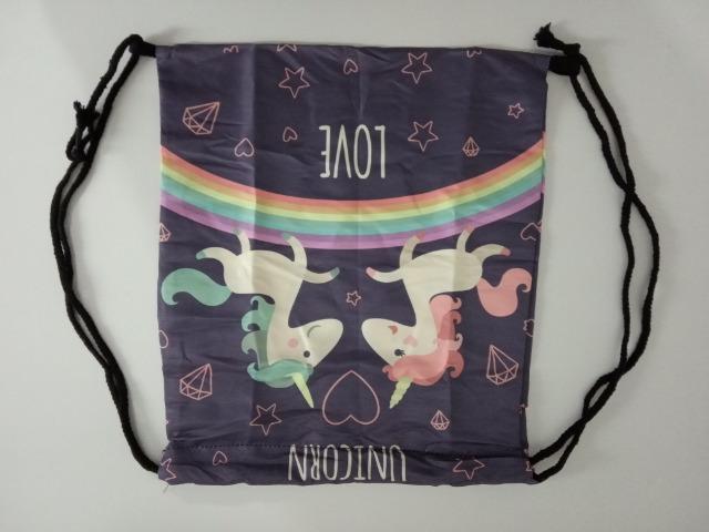 Mochila de Saco com Cordão Sacochila Caveira - Foto 5