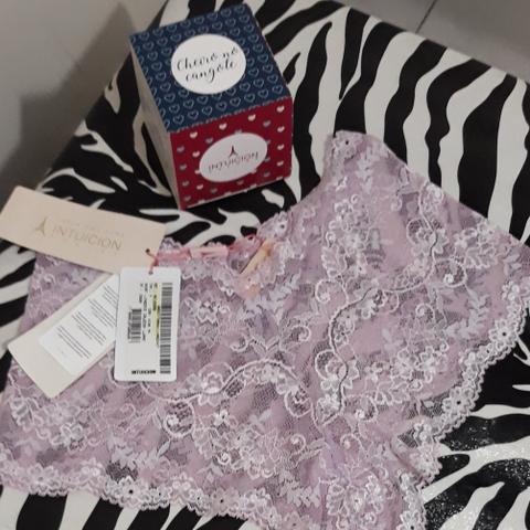 Calcinhas Short toda em renda Caleçon Intuicion Deluxe Lingerie - Foto 2