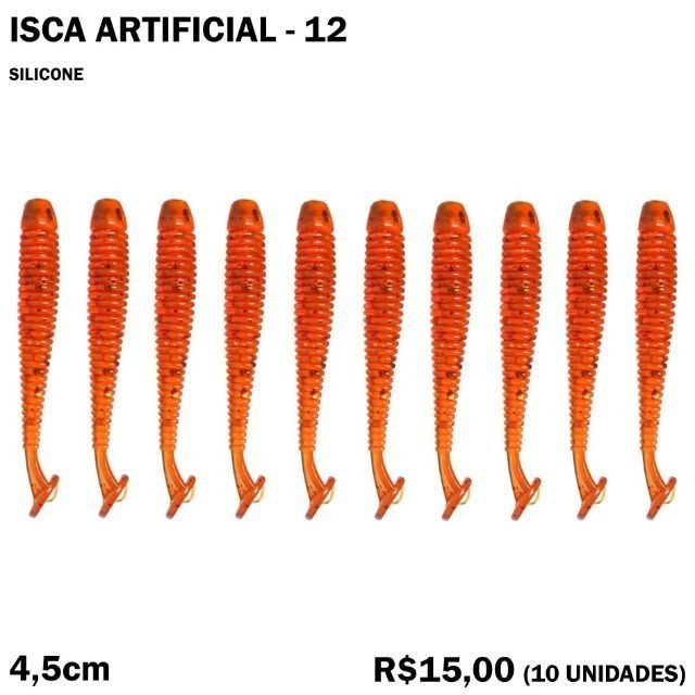 Isca de Silicone 10 Unidades