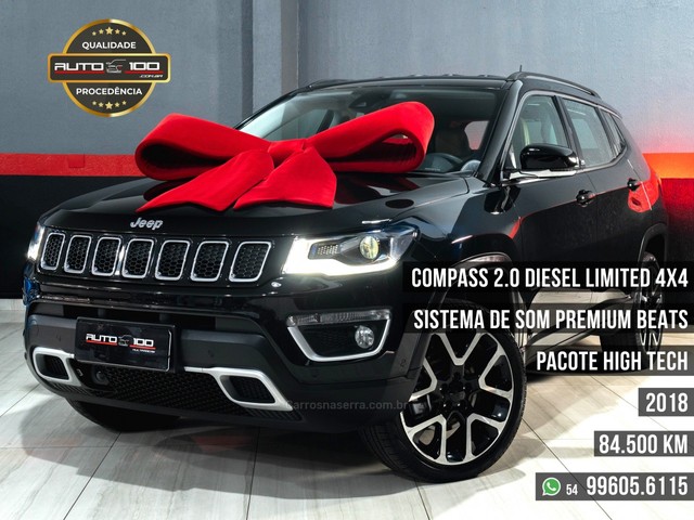 JEEP COMPASS 2.0 16V DIESEL LIMITED 4X4 AUTOMÁTICO