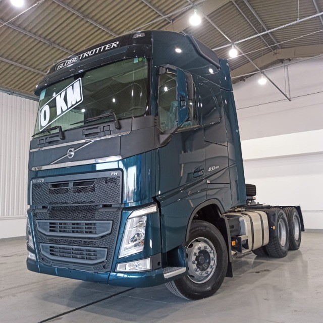 VOLVO FH 460, 6X2, VERDE, 2021. ZERO KM, DEFLETOR, PNEUS MICHELIN. R4J94