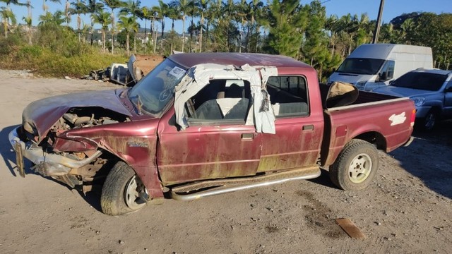 Sucata Ford Ranger 2.5 Manual 4x4 2000 Bordo - Foto 2