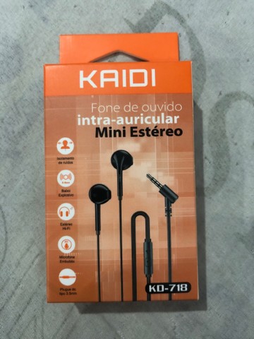 Fone de ouvido intra auricular KAIDI - Áudio, TV, vídeo e fotografia - Vila  Ester, São José dos Campos 1005307072 | OLX