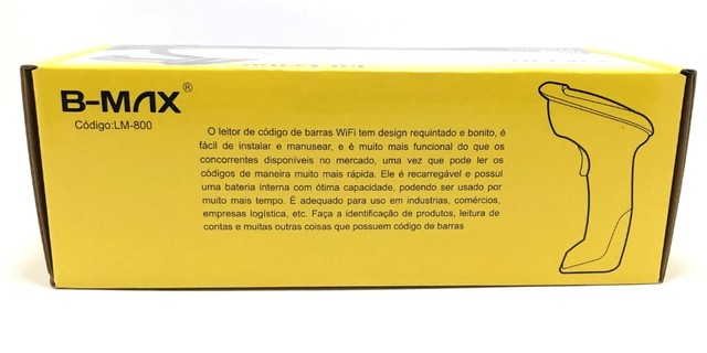 Leitor de Código de Barras B-Max LM-800 USB 5V Scanner Boletos Novo na Caixa - Foto 5