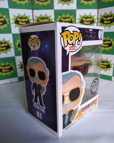 Action Figure Stan Lee - NerdDog Store Marvel Ironman Homem Aranha Vingadores - Foto 5