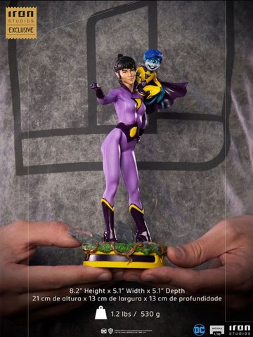 Wonder Twins Iron Studios DC Comics Super Gêmeos Exclusivo CCXP - Foto 5