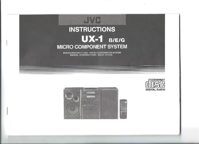 JVC UX-1 micro system