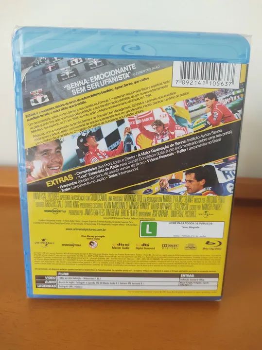Blu-ray Senna - O Brasileiro, o Herói, o Campeão (Novo, Lacrado) - Foto 2