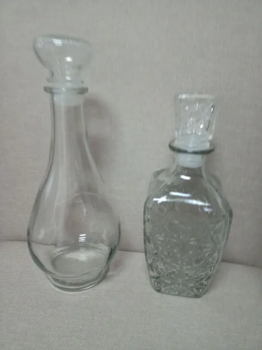 Kit Decorativo de Vidro Transparente (08 peças)