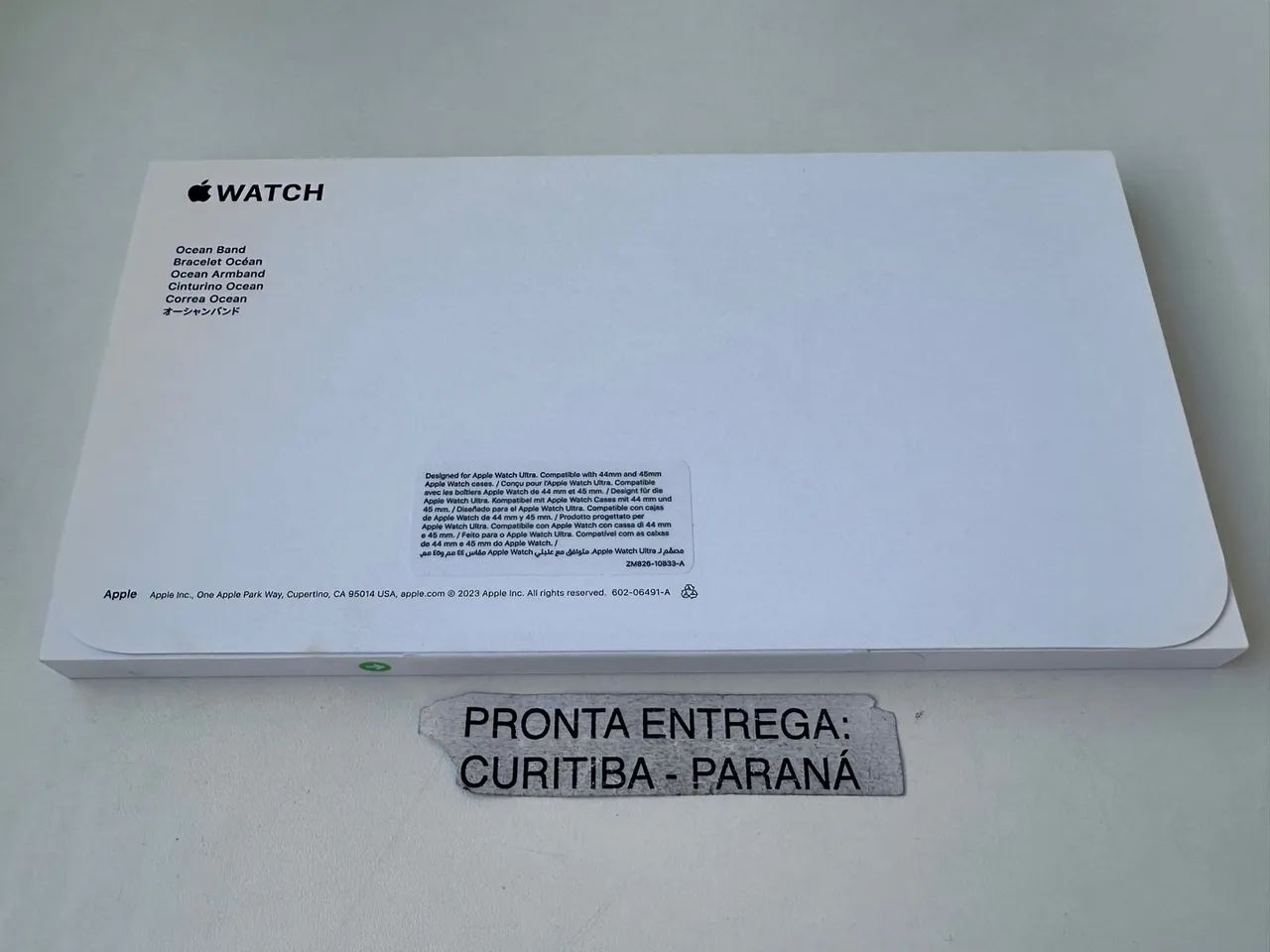 Pulseira Apple Watch Ultra oceano branca - Original - novo - Foto 5