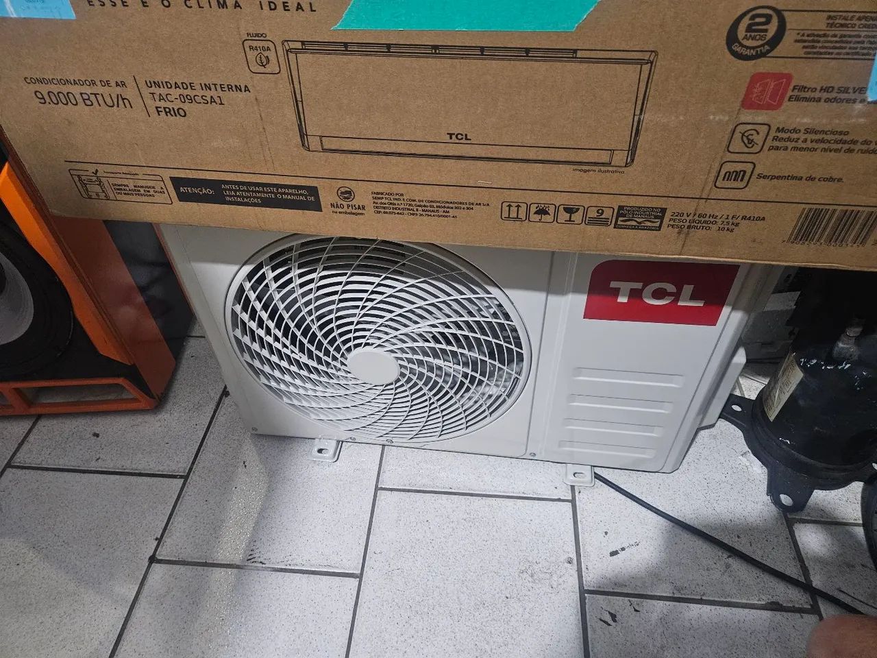 ar condicionado novo 12 mil btus inverter