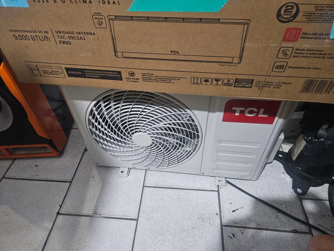 ar condicionado novo 12 mil btus inverter