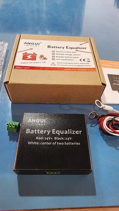 Equalizador De Bateria Display Led Baterias Gel Chumbo Ácido