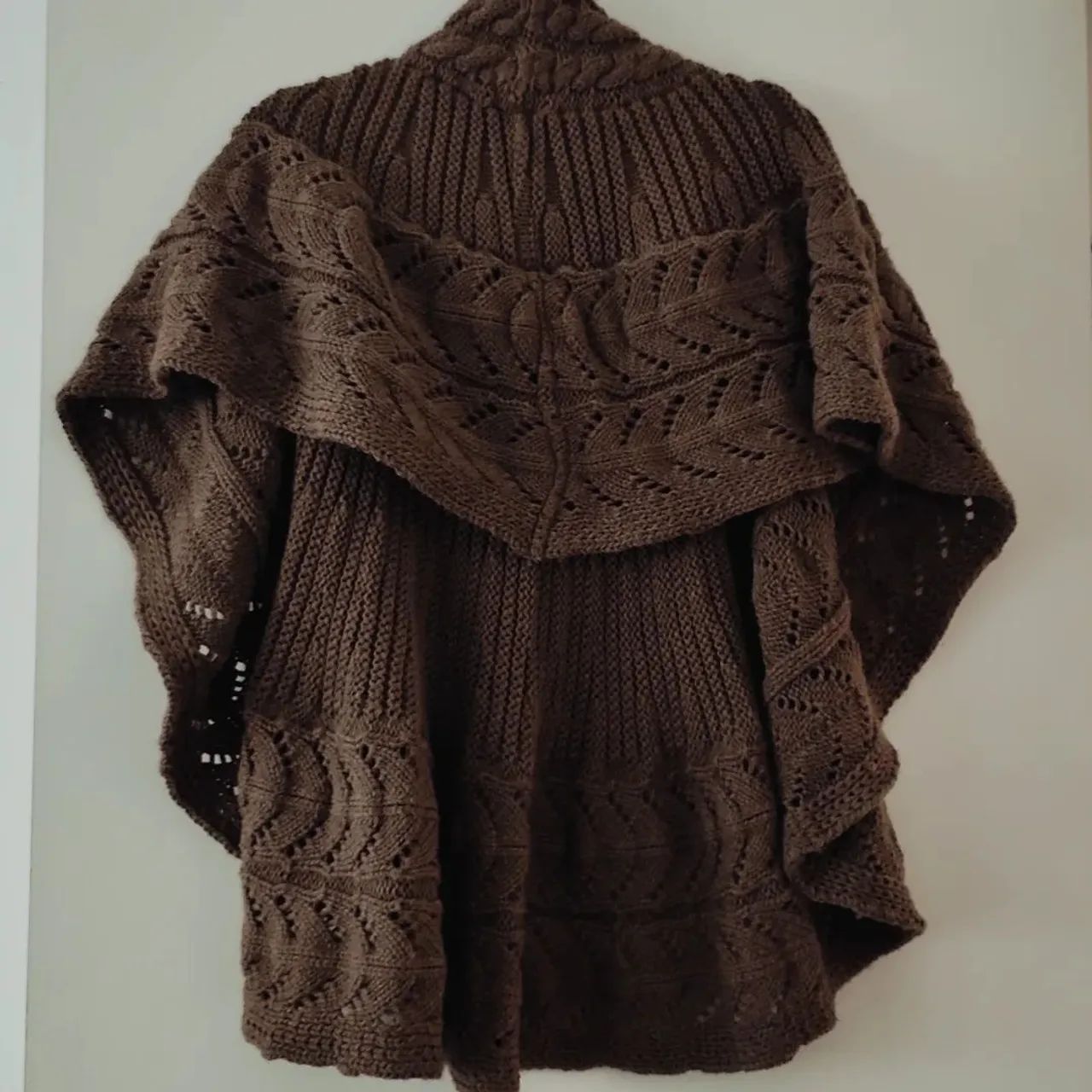 Sueter de tricot feminino aberto  - Foto 2
