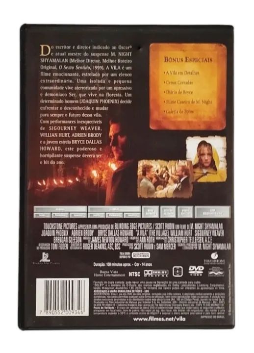 Dvd . A Vila . Do Diretor M Night Shyamalan - Foto 2