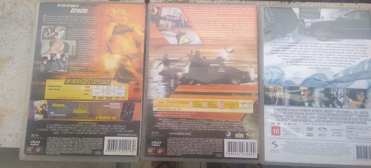 DVD Trilogia carga explosiva  - Foto 2