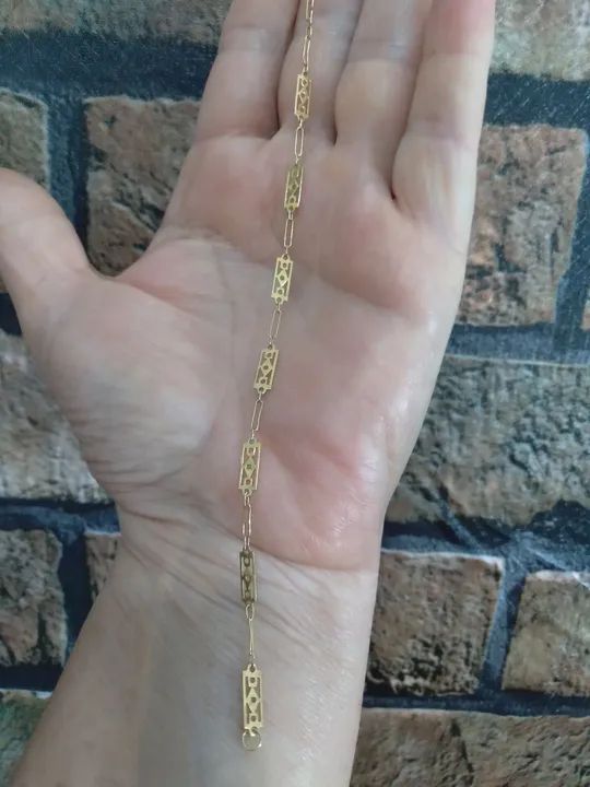 Pulseira de ouro 18k - Foto 3