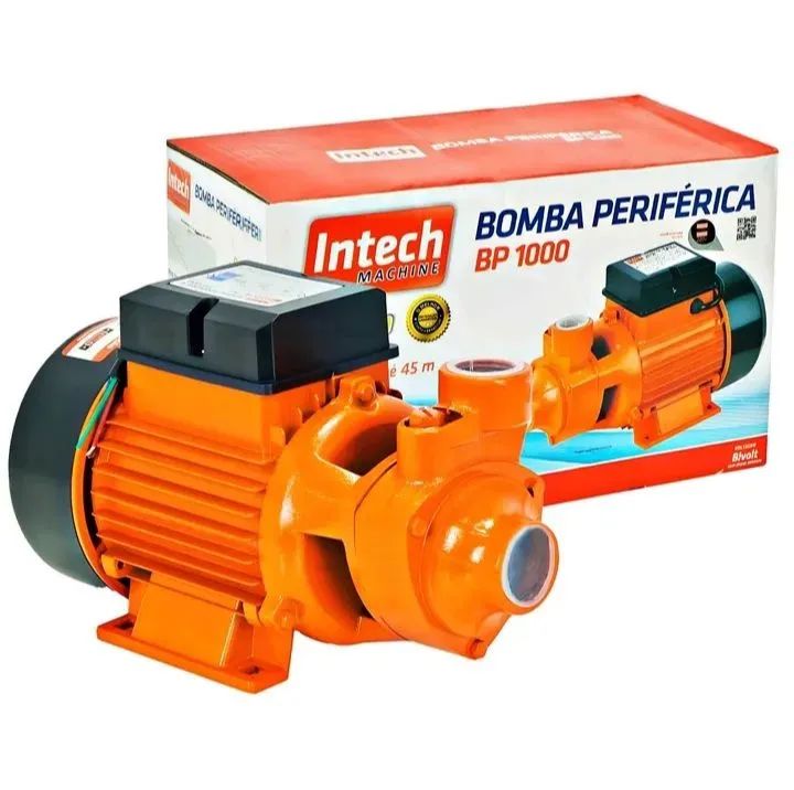 BOMBAS D'ÁGUA PERIFÉRICA 1 CV, NOVAS, NA CAIXA LACRADA e COM GARANTIA DE 6 MESES.* - Foto 3